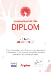 Medreto pereettevõte 2024